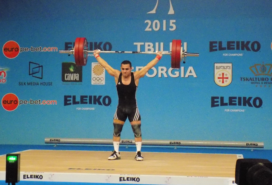 Tbilissi: Aserbaidschanischer Gewichtheber Valentin Hristov wurde Europameister