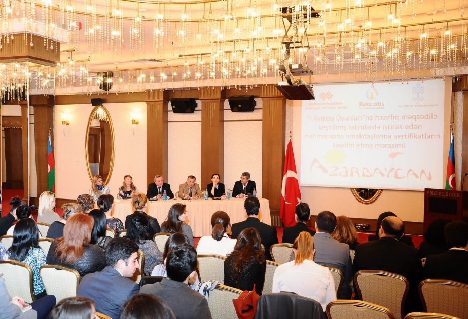 Turizm kursları başa çatıb