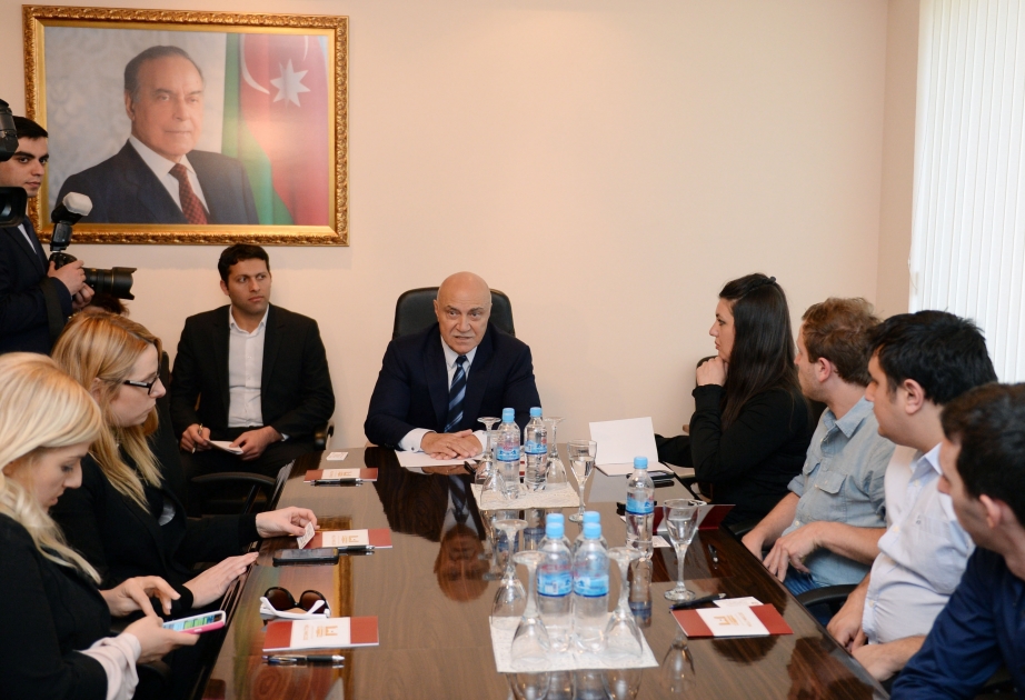 Deputy Speaker of Azerbaijani Parliament meets Israeli media representatives