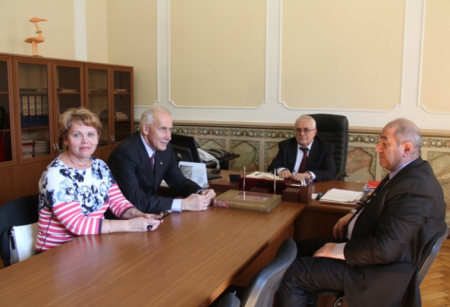 В Академии наук Азербайджана состоялась встреча с российским ученым