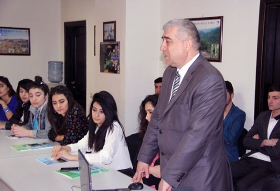 Beynəlxalq Yer günü ərəfəsində ali məktəb tələbələri ilə görüş keçirilib