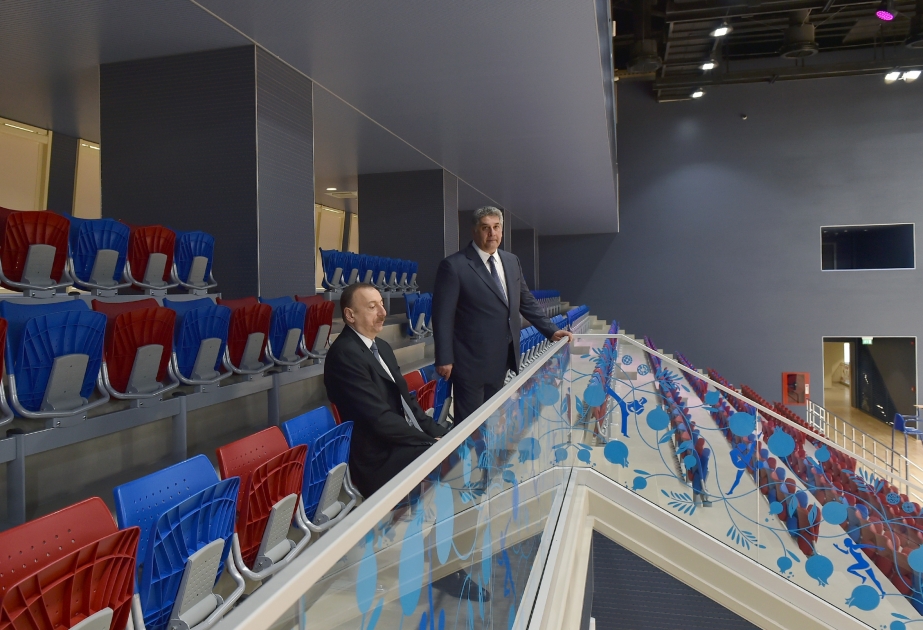 President Ilham Aliyev reviewed the Baku Sport Palace after major overhaul VIDEO