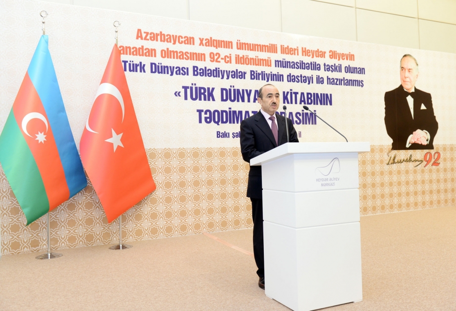 Türk dünyası ulu öndər Heydər Əliyev ilə qürur duyur