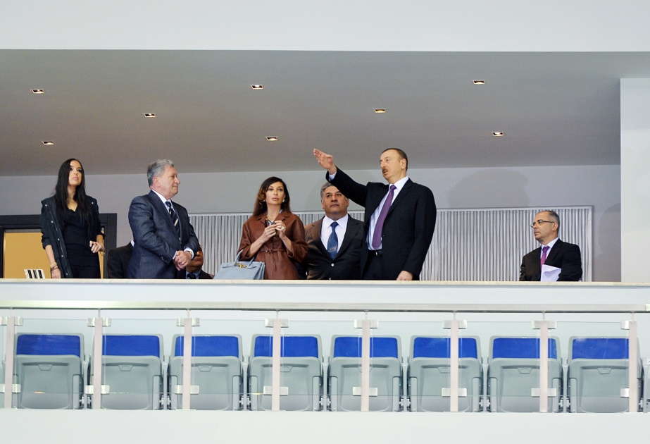 Le président azerbaïdjanais Ilham Aliyev a visité le Palais des sports Heydar Aliyev VIDEO