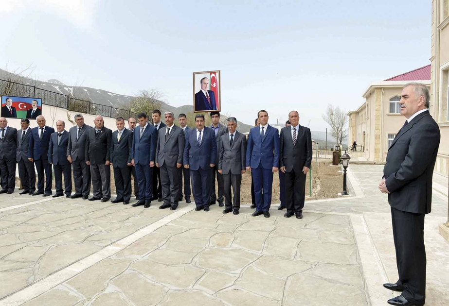 Muxtar respublikanın sərhəd kəndləri abadlaşır Şahbuz rayonunun Gömür kəndində yeni sosial obyektlər inşa olunub