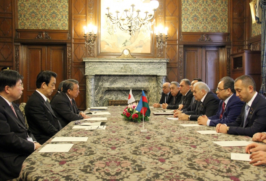 Tokyo: Treffen des aserbaidschanischen Parlamentsvorsitzenden im Repräsentantenhaus des japanischen Parlaments VIDEO