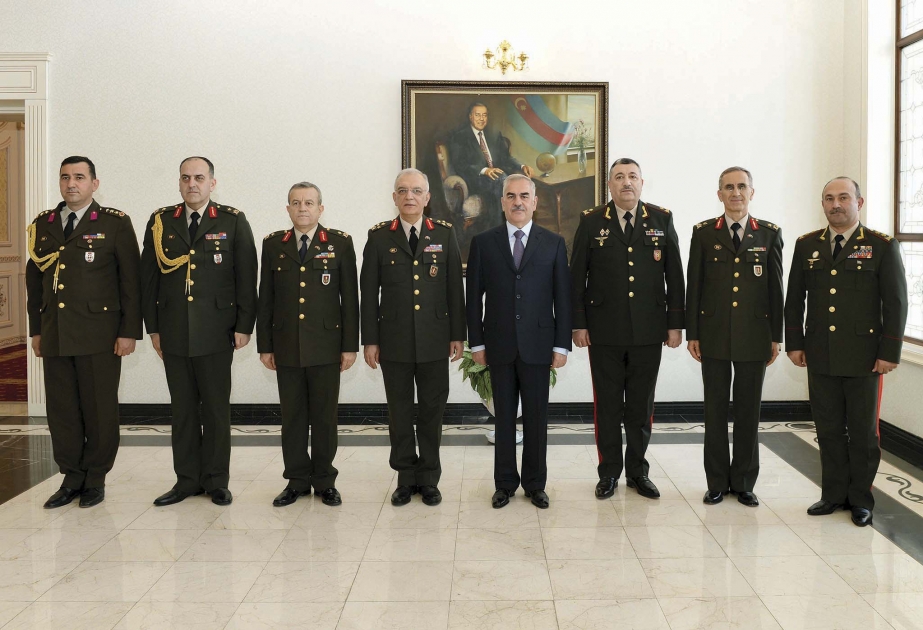 Naxçıvan Muxtar Respublikası Ali Məclisinin Sədri Türkiyə Silahlı Qüvvələrinin nümayəndə heyəti ilə görüşüb