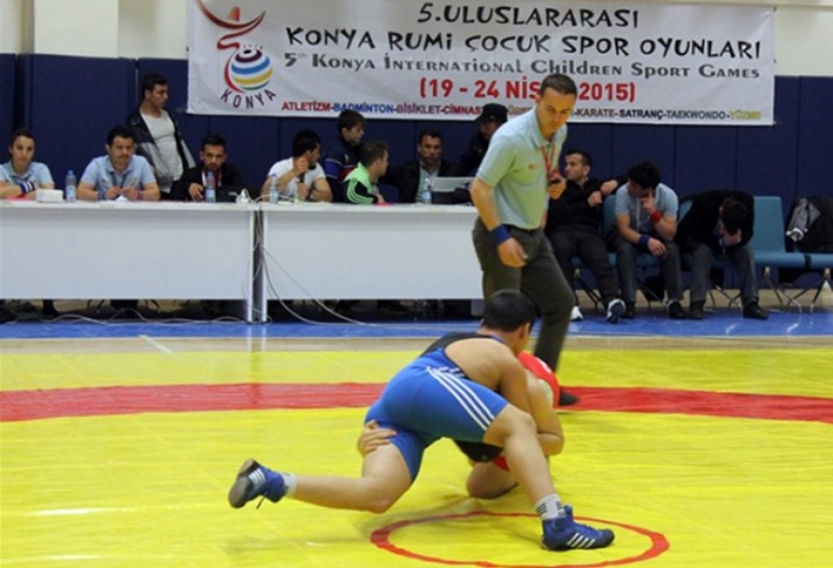 Azerbaijani wrestlers win 12 medals in Konya
