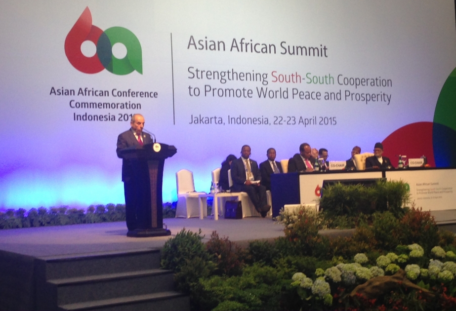 First Deputy PM of Azerbaijan attends Asian African Summit in Jakarta