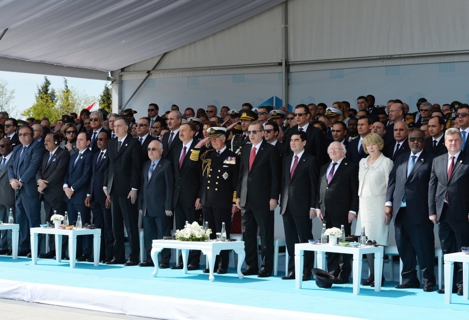 Le président Ilham Aliyev a participé à la célébration du centenaire de la bataille de Çanakkale VIDEO