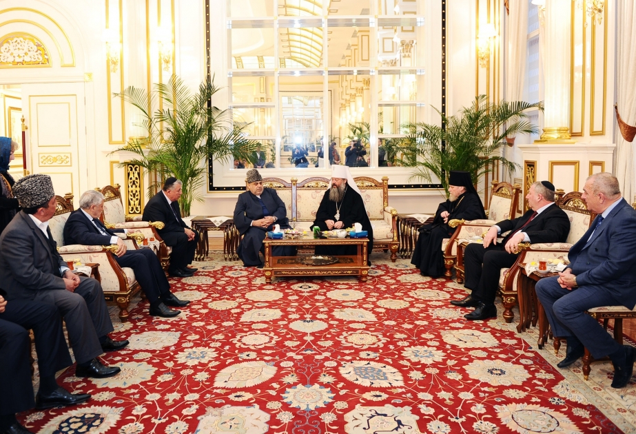 Chairman of Caucasian Muslim Board receives “130 years of Yekaterinburg Eparchy” medal