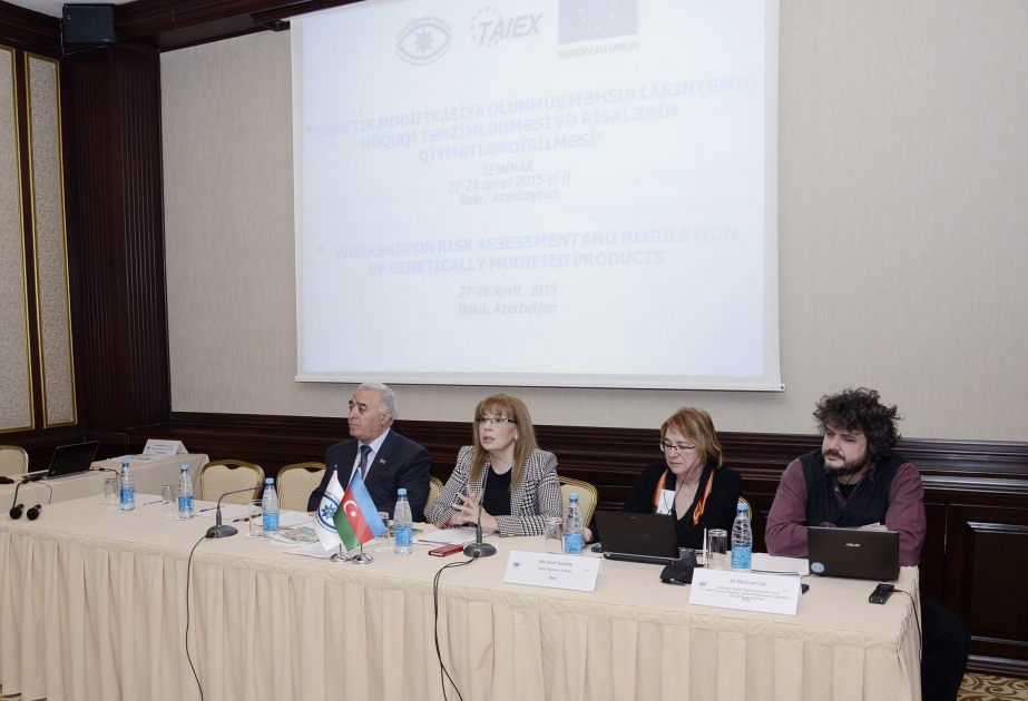 "Legal regulation of GMO products” seminar starts in Baku