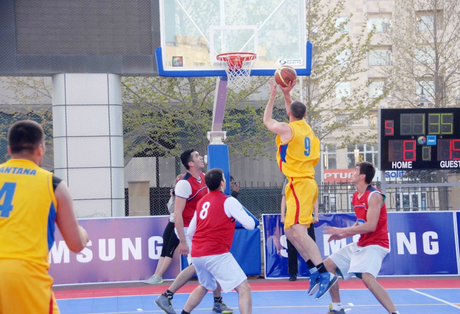 Serbian Novi Sad team win basketball 3x3 tournament in Baku