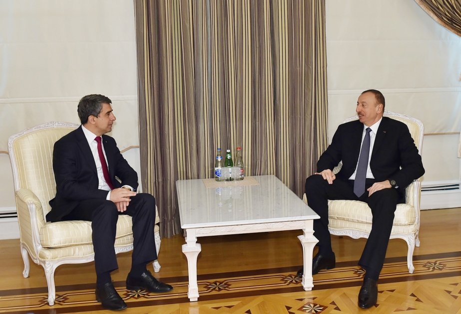 阿塞拜疆总统伊利哈姆•阿利耶夫会见保加利亚总统