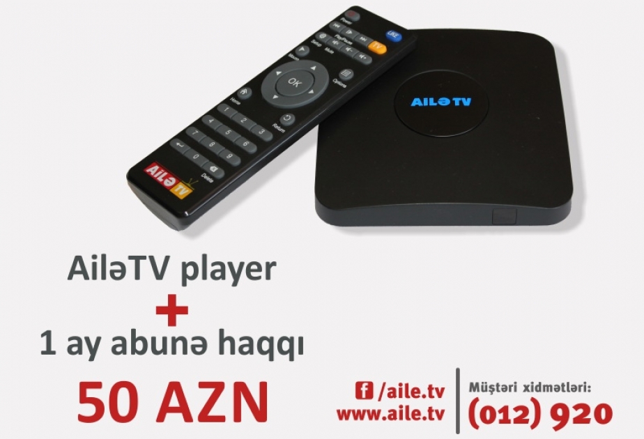 “Ailə TV” kabelsiz və antenasız yeni İP TV xidmətini təqdim edib