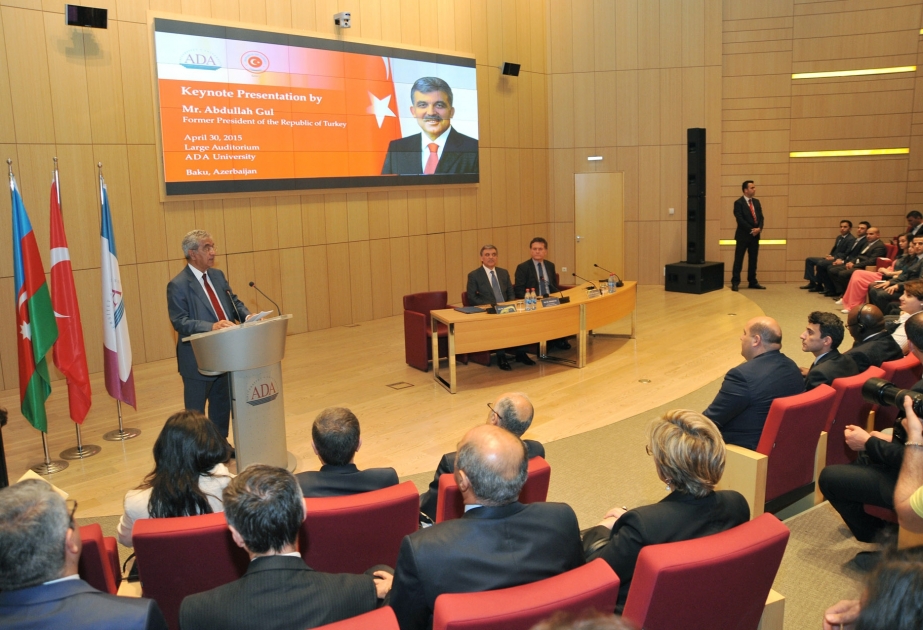 Remise du titre de Docteur Honoris Causa de l’Université ADA au 11e président turc Abdullah Gul VIDEO