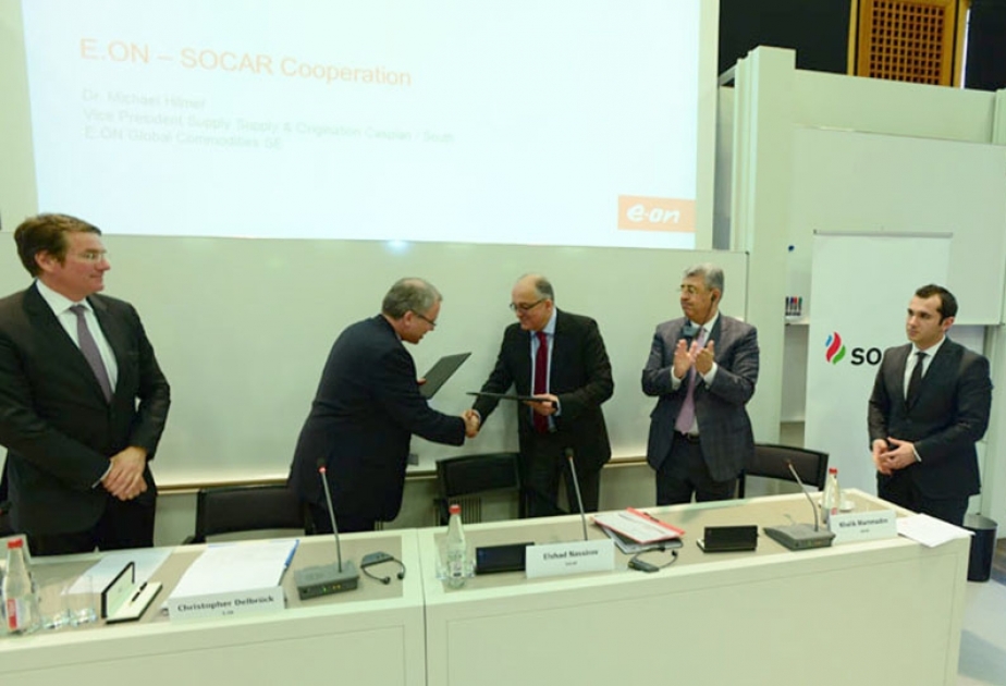 SOCAR, E.ON sign MoU on cooperation in technical, vocational training and corporate social responsibility areas