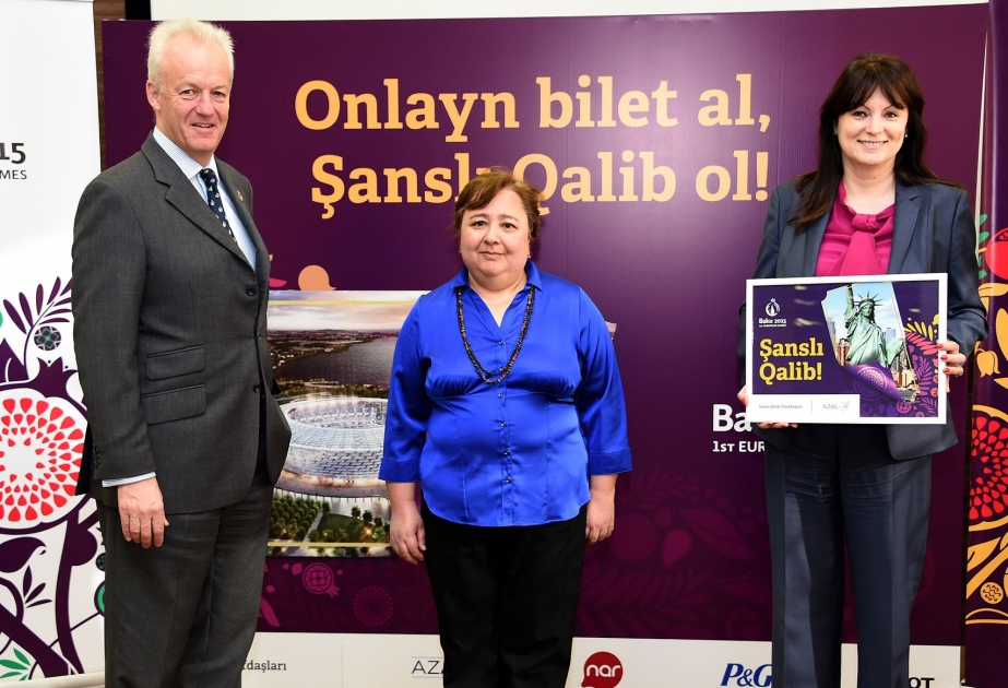 Baku 2015 and Azerbaijan Airlines announce first Lucky Winner VIDEO