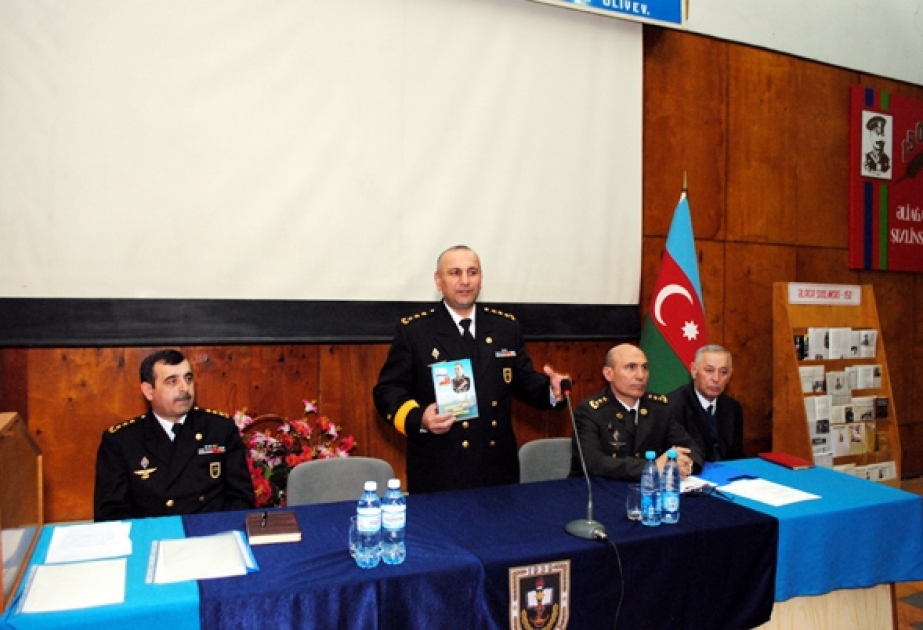 Azərbaycan Ali Hərbi Dənizçilik Məktəbində artilleriya generalı Əlağa Şıxlinskinin 150 illik yubileyi qeyd olunub
