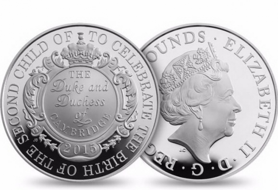 Commemorative silver £5 coin to be issued to mark birth of Duchess of Cambridge's second baby