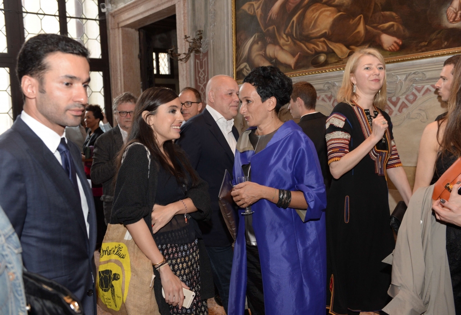 Venedig: Vizepräsidentin der Heydar Aliyev Stiftung Leyla Aliyeva hat eine Ausstellung besucht