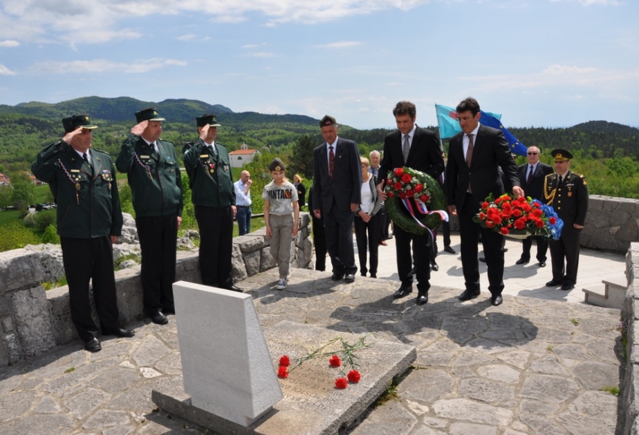 Sloveniyanın faşizmdən azad edilməsi zamanı həlak olmuş soydaşlarımızın xatirəsi anılıb