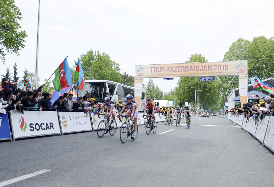 Vierte Etappe des Radrennens “Tour d”Azerbaijan-2015” fand statt