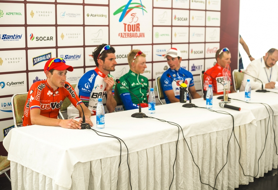 Лидеры «Tour d`Azerbaidjan-2015» ответили на вопросы журналистов