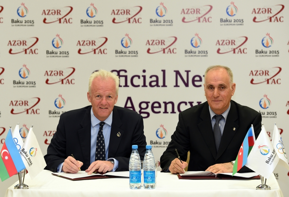 L’AZERTAC, désormais partenaire média officiel de Bakou 2015 VIDEO