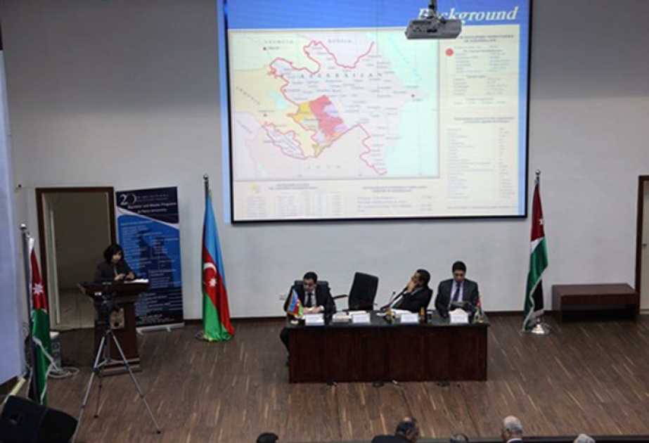 İordaniyada beynəlxalq təşkilatların Dağlıq Qarabağ münaqişəsinin həllində roluna dair konfrans keçirilib