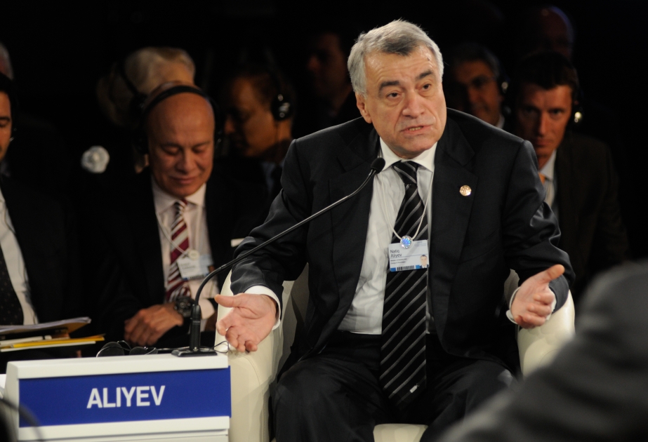 Natig Aliyev : en 2014, 42 millions de tonnes de pétrole et 29.6 milliards de mètres cubes de gaz sont produits en Azerbaïdjan