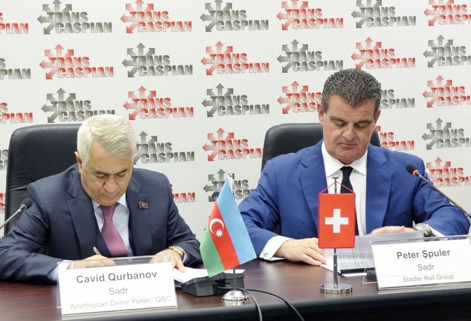 Azerbaïdjan Demir Yollari avec Stadler Rail Group ont signé un contrat sur l’achat des trains