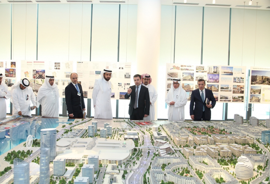 Saudi Minister of Commerce and Industry visits Baku White City