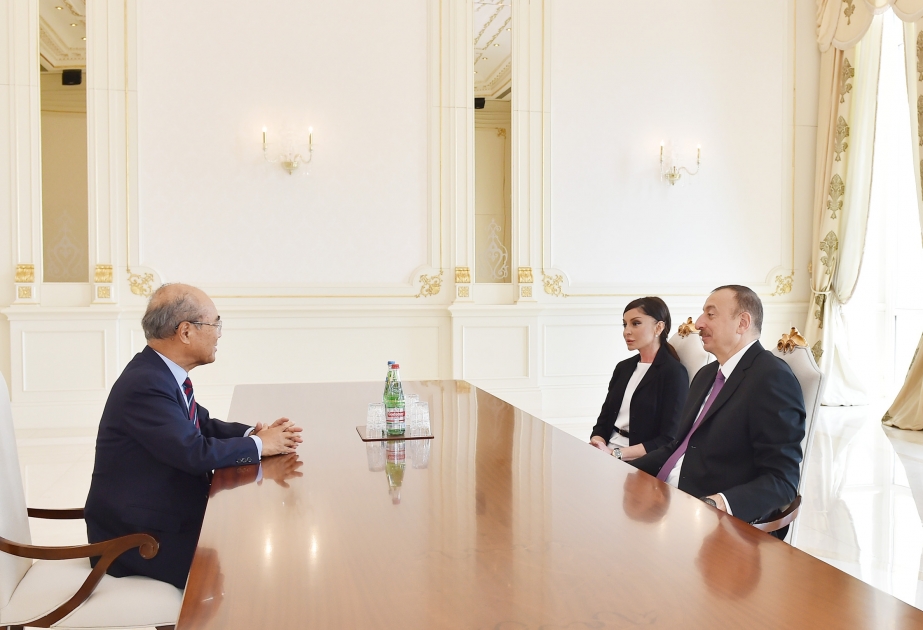 Le président Ilham Aliyev a reçu l’ancien directeur général de l’UNESCO Koïshiro Matsuura VIDEO