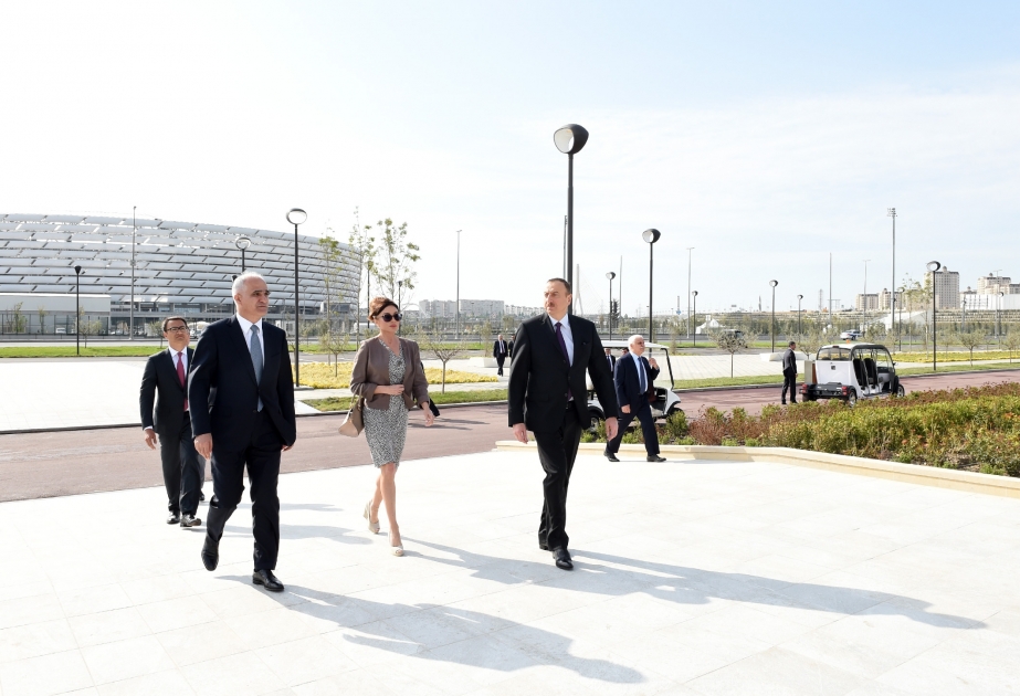 Le président Ilham Aliyev a participé à l’inauguration du parc Beuyukchor VIDEO