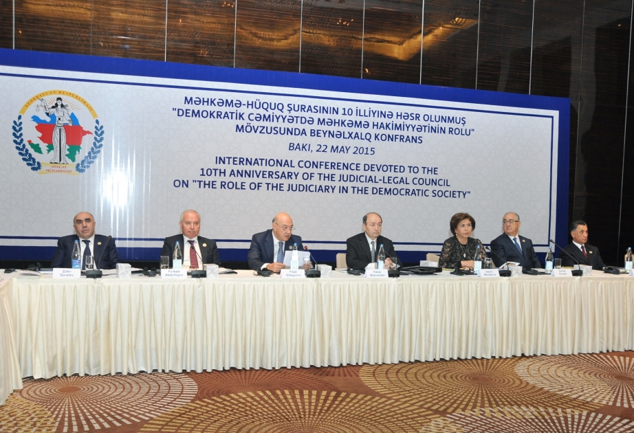 Baku hosts international conference marking 10th anniversary of Judicial and Legal Council VIDEO