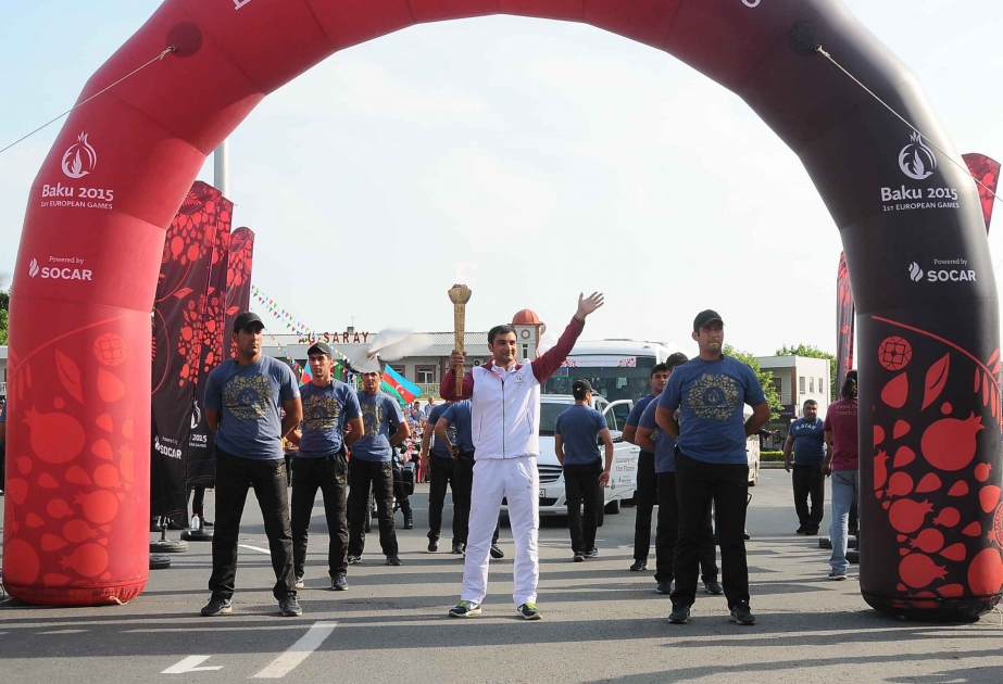 European Games flame lit up in Zagatala VIDEO