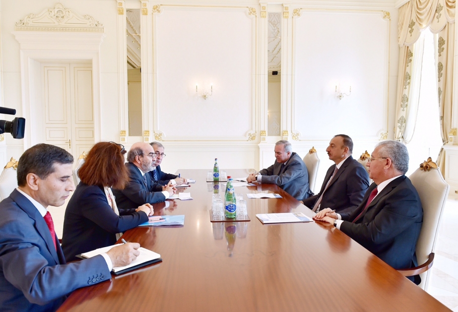 President Ilham Aliyev received a delegation led by the Director-General of the Food and Agriculture Organization of the United Nations VIDEO