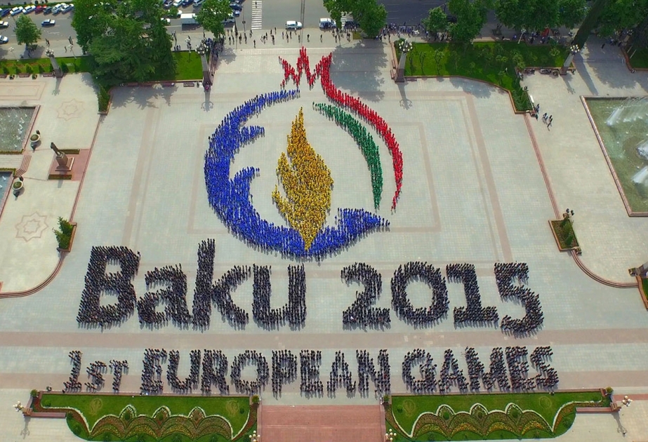 „Baku-2015“: Ein Flashmob mit Teilnahme von 6.000 jungen Menschen in Ganja VIDEO