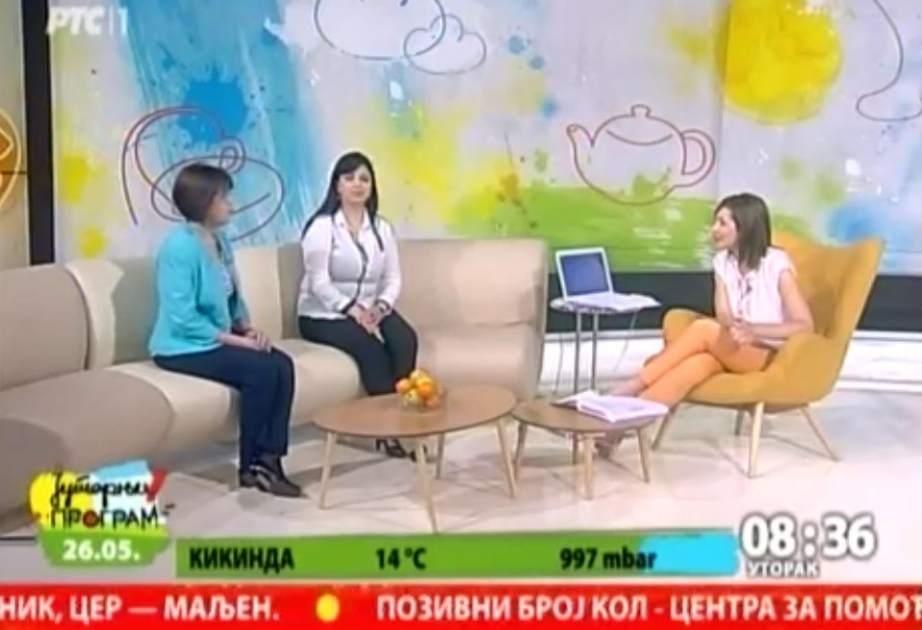 Im serbischen TV-Sender „RTS“ wurde über die ersten Europäischen Spiele „Baku-2015“ gesprochen