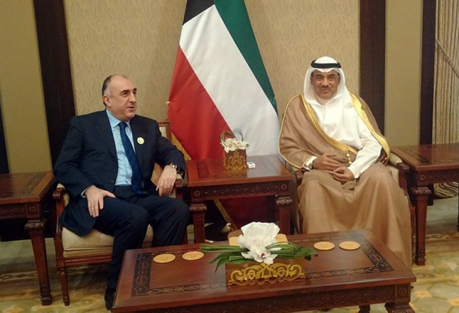 阿塞拜疆外长会见科威特第一副首相兼外交大臣