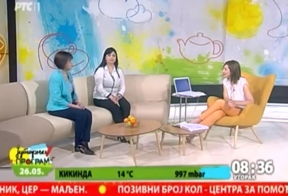 На сербском канале RTS говорили о первых Европейских играх «Баку-2015» ВИДЕО