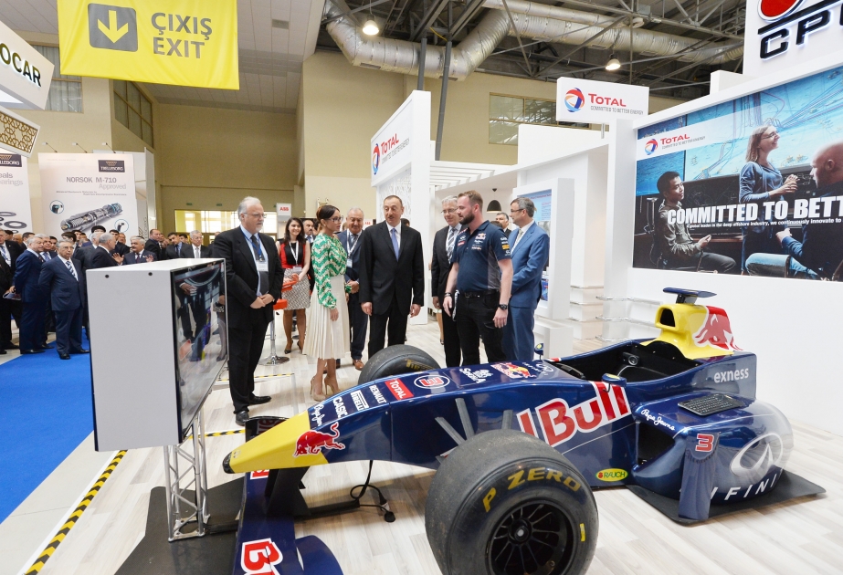 President Ilham Aliyev attended the opening of the Caspian Oil & Gas 2015 exhibition VIDEO