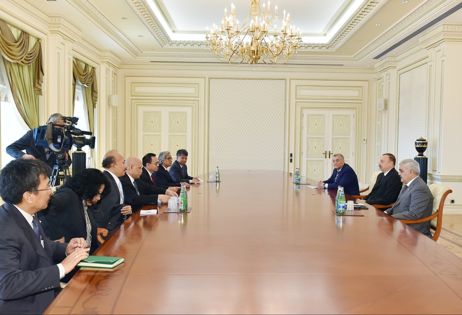 President Ilham Aliyev received a delegation led by the Minister of Energy and Mineral Resources of Indonesia VIDEO