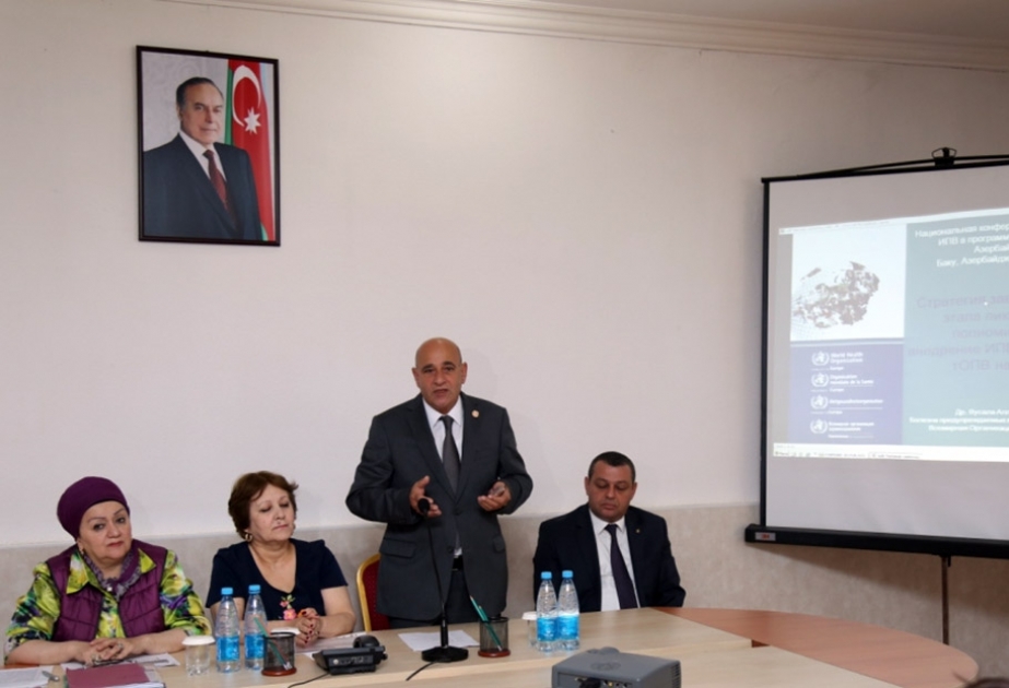 Gəncədə “Azərbaycanda inaktivləşdirilmiş poliomielit vaksinlərin tətbiqi”nə həsr olunmuş konfrans keçirilib
