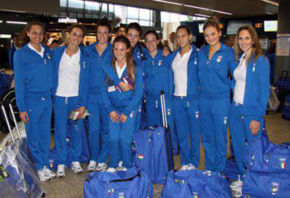 Un groupe d’athlètes italiens qui participera aux Jeux Européens est parti pour Bakou