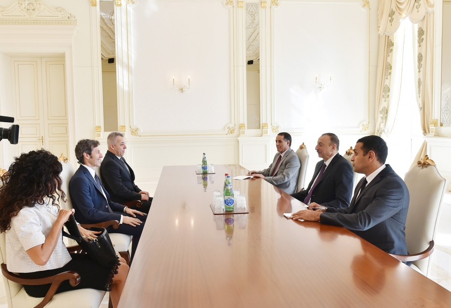 Le Président Ilham Aliyev a reçu Andrea Belluzzi et Roberto Venturini, les capitaines régents de Saint –Marin VIDEO