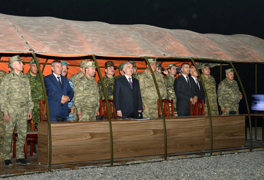 Əlahiddə Ümumqoşun Ordusunun gecə şəraitində taktiki təlimi keçirilib