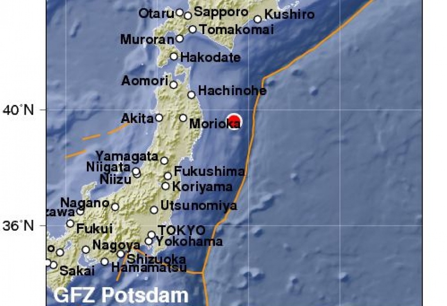 زلزال بشدة 5.7 درجات يضرب شمالي شرق اليابان