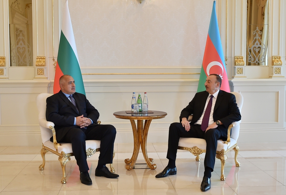 Azərbaycan Prezidenti İlham Əliyev Bolqarıstanın Baş naziri Boyko Borisovu qəbul edib VİDEO